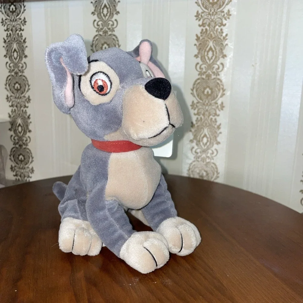 DISNEY STORE Lady and the Tramp - Mini Bean Bag Tramp Dog Plush 6.5